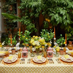 Summer Crockery | Dinner Plates<Mrs. Alice Petal Bamboo Ceramic Dinner Plate