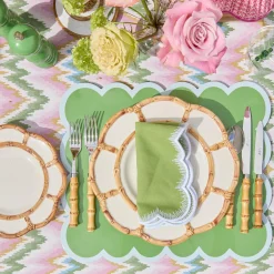 Summer Crockery | Dinner Plates<Mrs. Alice Petal Bamboo Ceramic Dinner Plate