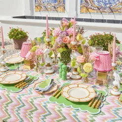 Summer Crockery | Dinner Plates<Mrs. Alice Petal Bamboo Ceramic Dinner Plate