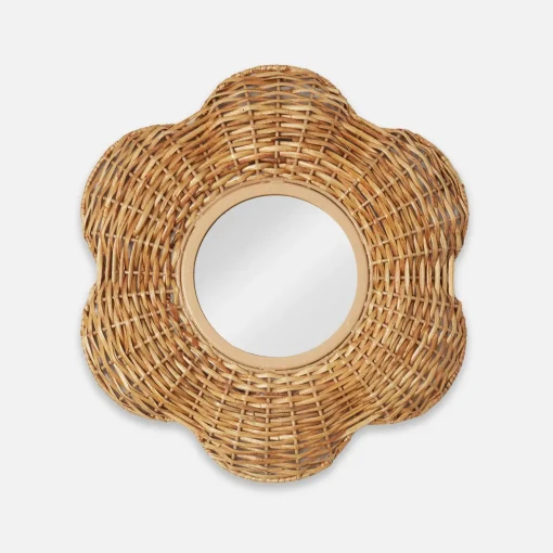 Mirrors<Mrs. Alice Petite Rattan Martha Mirror