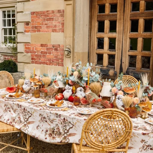 Tablecloths<Mrs. Alice Pheasant & Flora Tablecloth