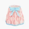 Lampshades<Mrs. Alice Pink & Blue Ikat Bow Lampshade (18cm)