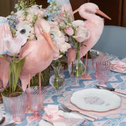 Tablecloths<Mrs. Alice Pink & Blue Ikat Tablecloth