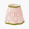 Lampshades<Mrs. Alice Pink & Green Ikat Lampshade (18cm)