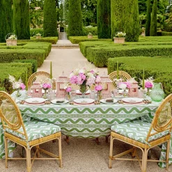 Dinner Plates<Mrs. Alice Pink & Green Pagoda Dinner Plate