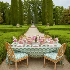 Dinner Plates | Crockery Sets<Mrs. Alice Pink & Green Pagoda Dinner Plates (Set of 4)
