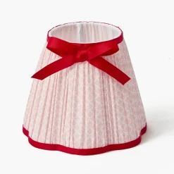 Lampshades<Mrs. Alice Pink & Red Lotus Bow Lampshade (18cm)