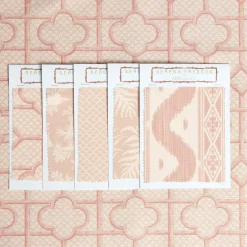 Serena Fresson Fabrics<Mrs. Alice Pink Bamboo Trellis Fabric