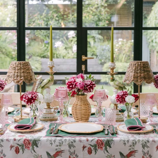 Tablecloths<Mrs. Alice Pink Birdsong Tablecloth