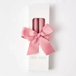 Summer Candleware | Candles<Mrs. Alice Pink Candles (Set of 8)