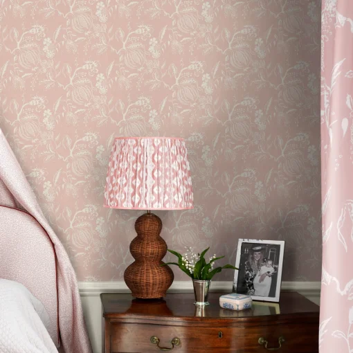 Serena Fresson Wallpapers<Mrs. Alice Pink Chelsea Square Wallpaper