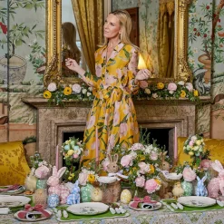 Dinner Plates<Mrs. Alice Pink Cottontail Bunny Dinner Plate