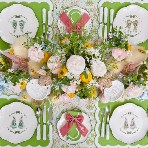 Dinner Plates<Mrs. Alice Pink Cottontail Bunny Dinner Plate