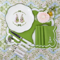 Dinner Plates<Mrs. Alice Pink Cottontail Bunny Dinner Plate