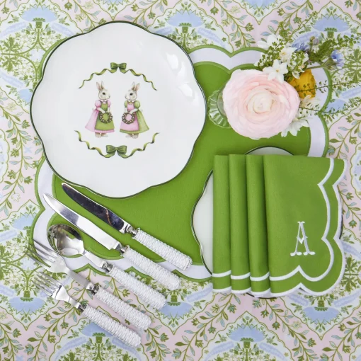 Dinner Plates<Mrs. Alice Pink Cottontail Bunny Dinner Plate
