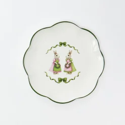 Starter Plates<Mrs. Alice Pink Cottontail Bunny Starter Plate