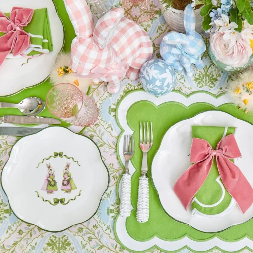 Starter Plates<Mrs. Alice Pink Cottontail Bunny Starter Plate