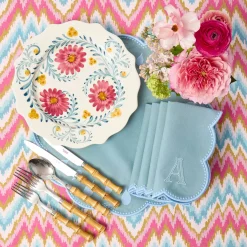 Summer Crockery | Dinner Plates<Mrs. Alice Pink Flowers Dinner Plates (Set of 4)