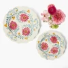 Summer Crockery | Starter Plates<Mrs. Alice Pink Flowers Starter Plate
