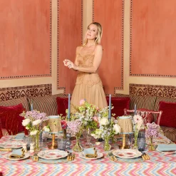 Summer Crockery | Starter Plates<Mrs. Alice Pink Flowers Starter Plate
