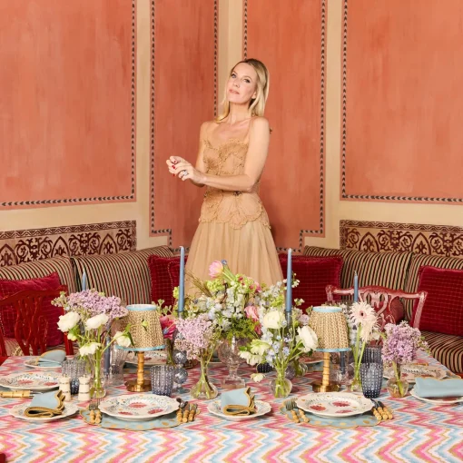 Summer Crockery | Starter Plates<Mrs. Alice Pink Flowers Starter Plate