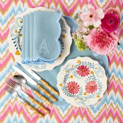 Summer Crockery | Starter Plates<Mrs. Alice Pink Flowers Starter Plate