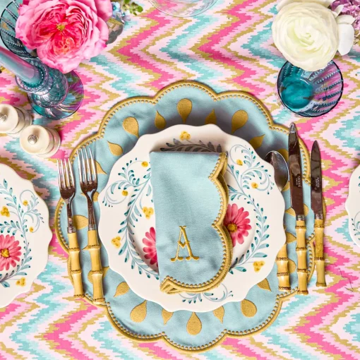 Summer Crockery | Starter Plates<Mrs. Alice Pink Flowers Starter Plate