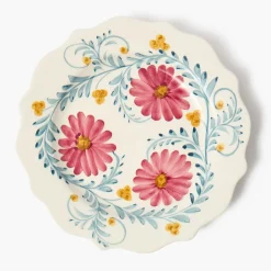 Summer Crockery | Starter Plates<Mrs. Alice Pink Flowers Starter Plate