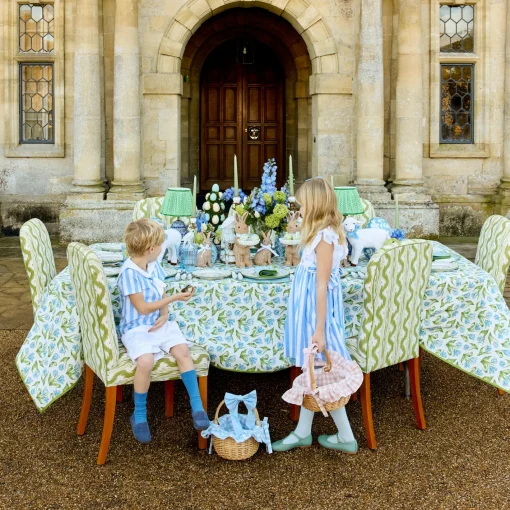 Spring Decorations<Mrs. Alice Pink Gingham Basket