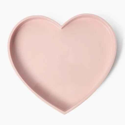 Trays<Mrs. Alice Pink Heart Lacquer Tray