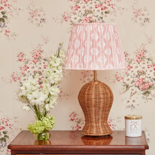 Lampshades<Mrs. Alice Pink Ikat Lampshade (30cm)