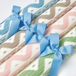 Serena Fresson Wallpapers<Mrs. Alice Pink Ikat Stripe Wallpaper