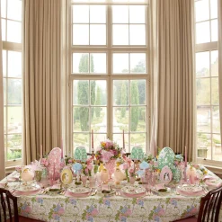 Tablecloths<Mrs. Alice Pink Lady Isabella's Garden Tablecloth