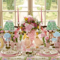 Tablecloths<Mrs. Alice Pink Lady Isabella's Garden Tablecloth