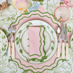 Tablecloths<Mrs. Alice Pink Lady Isabella's Garden Tablecloth