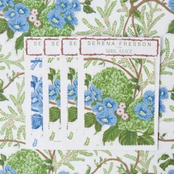 Serena Fresson Fabrics<Mrs. Alice Pink Lady Isabella's Garden Fabric