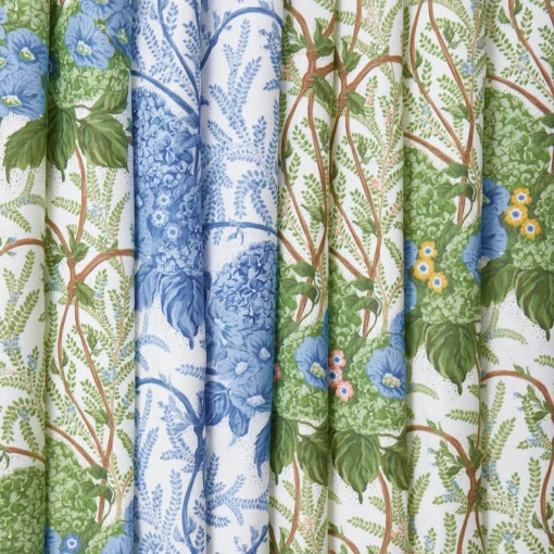 Serena Fresson Fabrics<Mrs. Alice Pink Lady Isabella's Garden Fabric