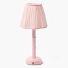 Rechargeable Table Lamps | For The Millenial<Mrs. Alice Pink Leonora Lacquer Rechargeable Lamp with Pink Lotus Shade (18cm)