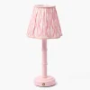Rechargeable Table Lamps<Mrs. Alice Pink Leonora Lacquer Rechargeable Lamp with Pink Ikat Shade (18cm)