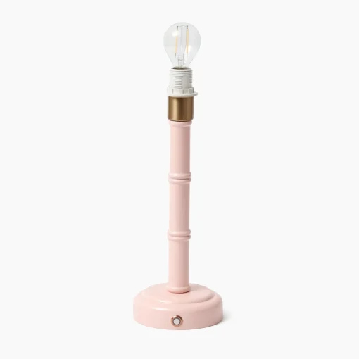 Rechargeable Table Lamps | Lamp Stands<Mrs. Alice Pink Leonora Lacquer Rechargeable Lamp