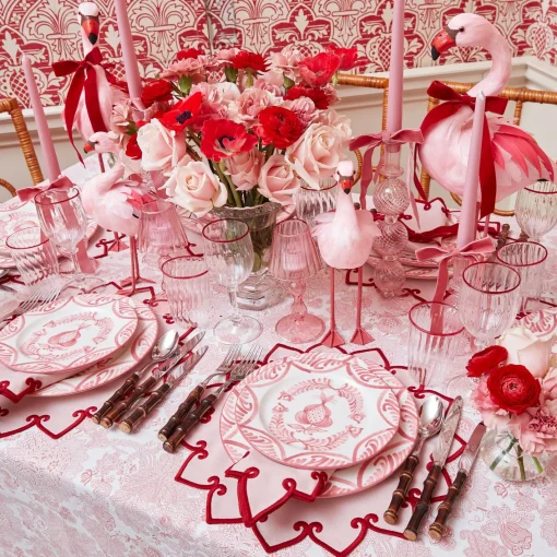 Crockery Sets<Mrs. Alice Pink Melograno Dinner & Starter Plates (Set of 8)