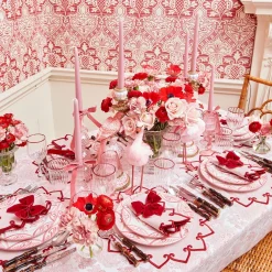 Crockery Sets<Mrs. Alice Pink Melograno Dinner & Starter Plates (Set of 8)