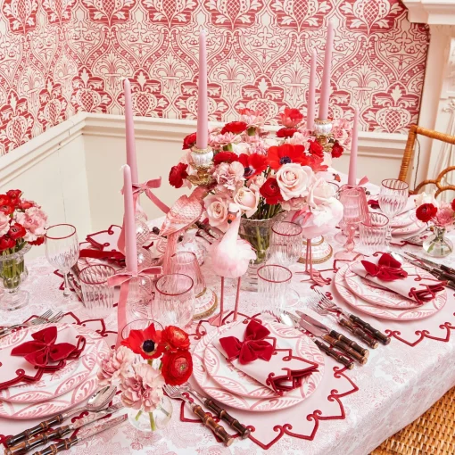 Crockery Sets<Mrs. Alice Pink Melograno Dinner & Starter Plates (Set of 8)