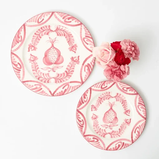 Crockery Sets<Mrs. Alice Pink Melograno Dinner & Starter Plates (Set of 8)