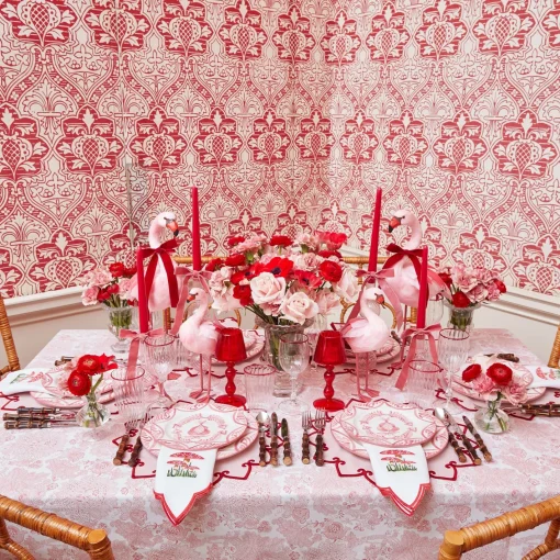 Crockery Sets<Mrs. Alice Pink Melograno Dinner & Starter Plates (Set of 8)