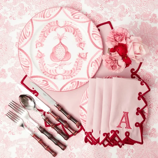 Crockery Sets<Mrs. Alice Pink Melograno Dinner & Starter Plates (Set of 8)