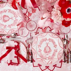 Dinner Plates | Crockery Sets<Mrs. Alice Pink Melograno Dinner Plates (Set of 4)