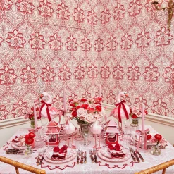 Dinner Plates | Crockery Sets<Mrs. Alice Pink Melograno Dinner Plates (Set of 4)