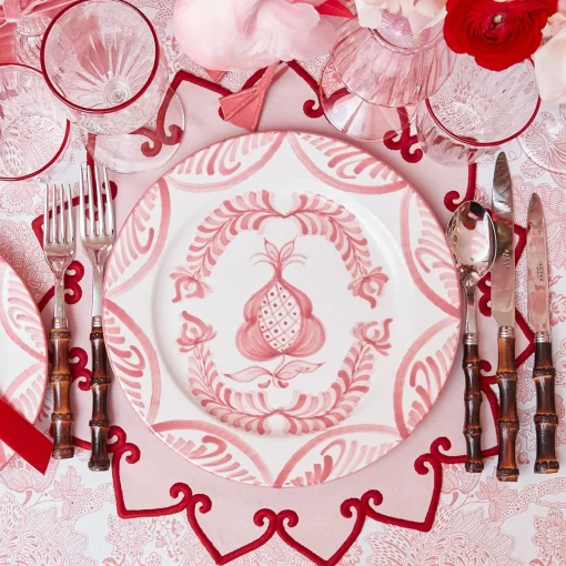 Dinner Plates | Crockery Sets<Mrs. Alice Pink Melograno Dinner Plates (Set of 4)