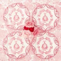 Dinner Plates | Crockery Sets<Mrs. Alice Pink Melograno Dinner Plates (Set of 4)